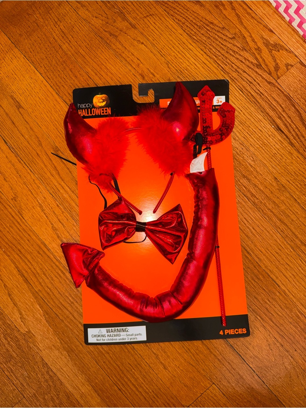 Spirit Red Kids Devil Accessory Set - 4 Piece